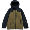 Burton Men's Reserve 2L Jacket in E9D-True Black/Dried Moss