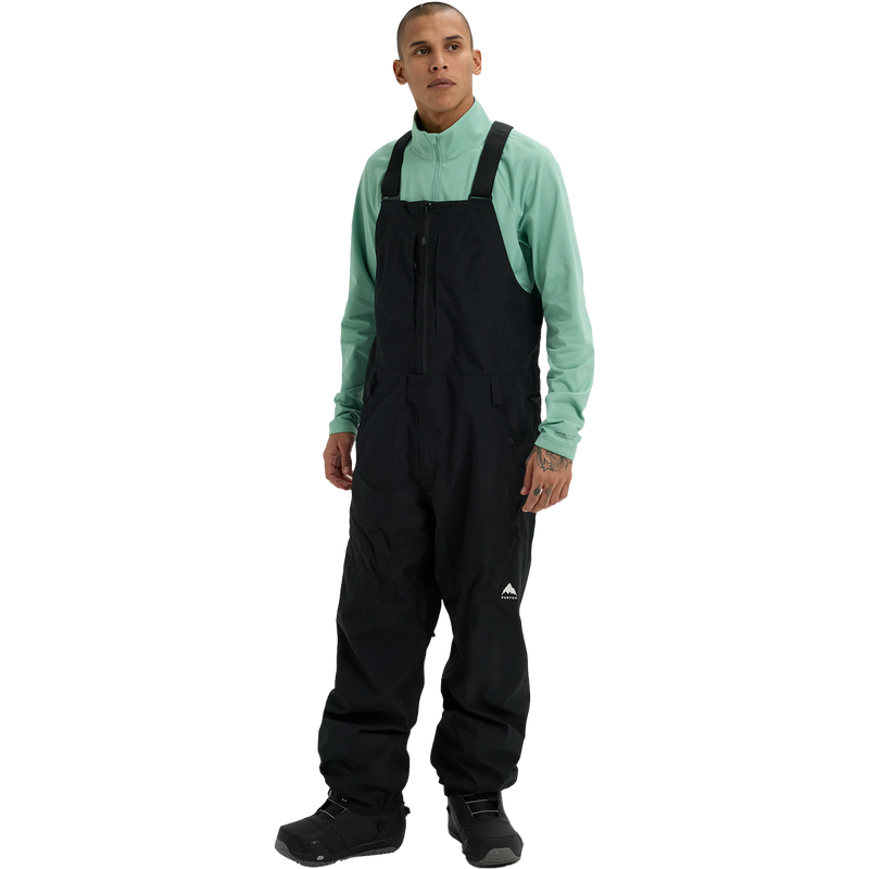 Men's Reserve 2L Relaxed Bib Pants, Burton Men's Reserve 2L Relaxed Bib Pants Front