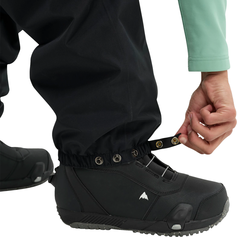 Men's Reserve 2L Relaxed Bib Pants, Burton Men's Reserve 2L Relaxed Bib Pants Ankle Cuff