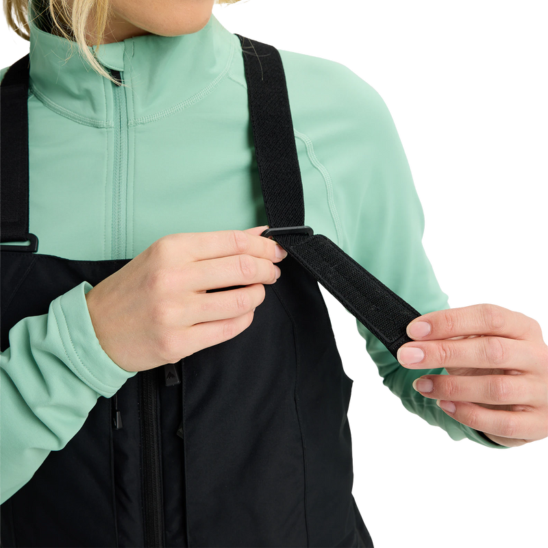 Women's Reserve 2L Relax Bib, Burton Women's Reserve 2L Relax Bib Velcro Suspender