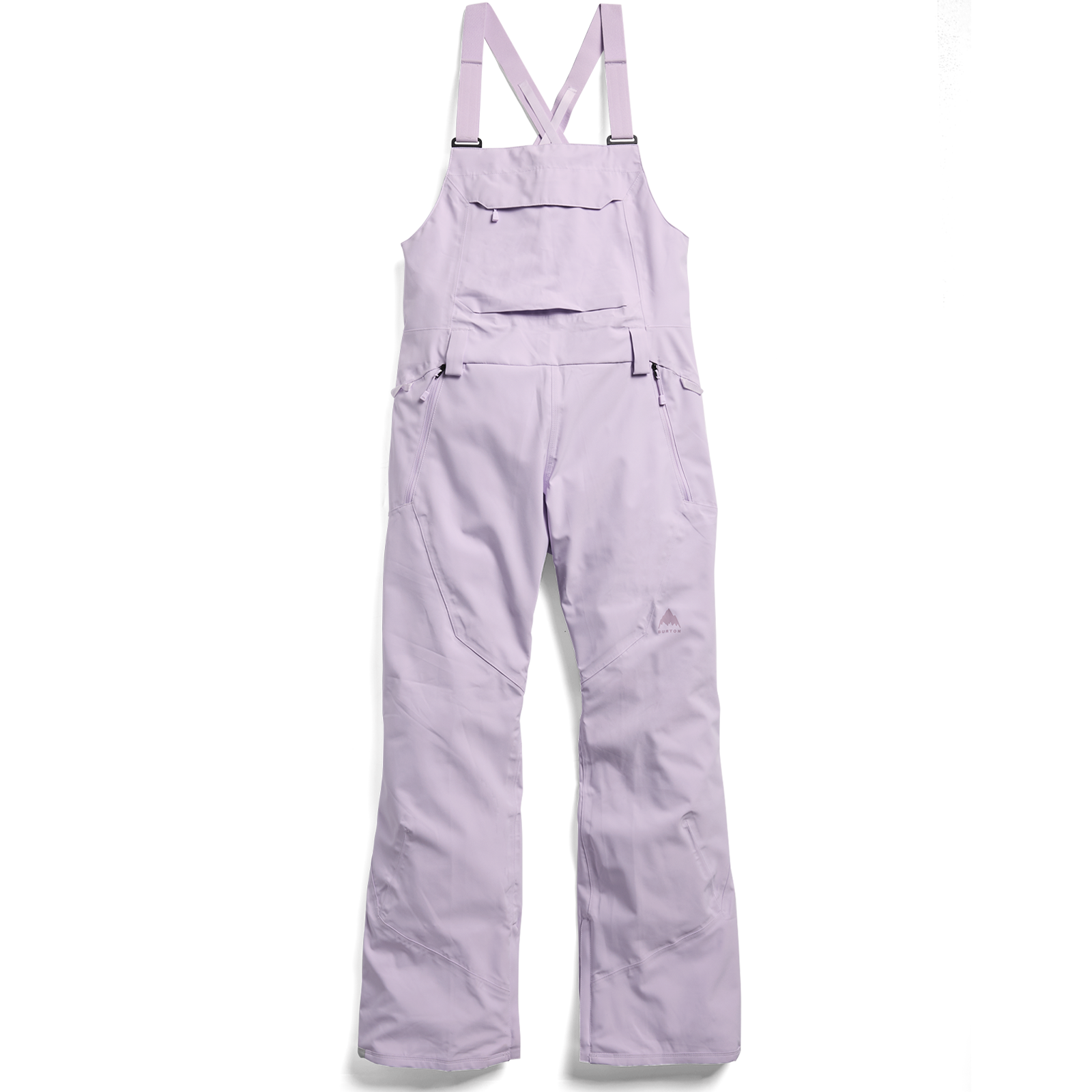 Burton Women's Reserve 2L Stretch Slim Bibs in E9G-Moondust Purple