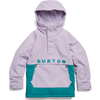 Burton Youth Frostner 2L Anorak in E8L-Moondust Purple/Pacific Teal