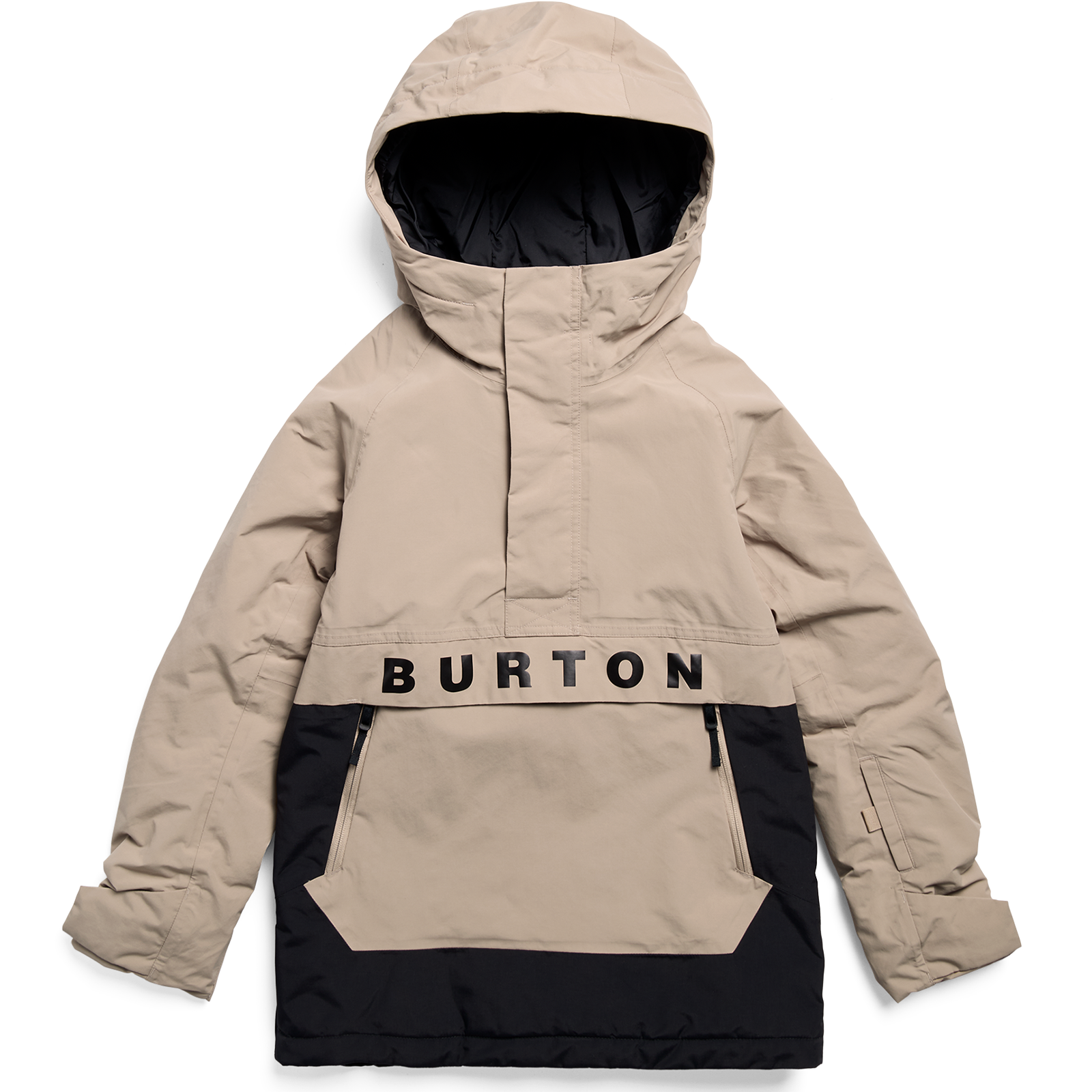 Burton Youth Frostner 2L Anorak in E2Y-Summit Taupe/True Black