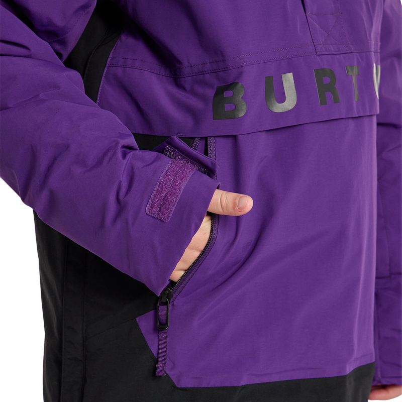 Youth Frostner 2L Anorak, Burton Youth Frostner 2L Anorak Pocket