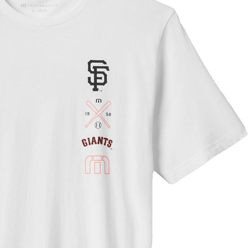 Men's Giants Sunset Slam 2.0 Tee, TravisMathew Men's Giants Sunset Slam 2.0 Tee Chest Graphic