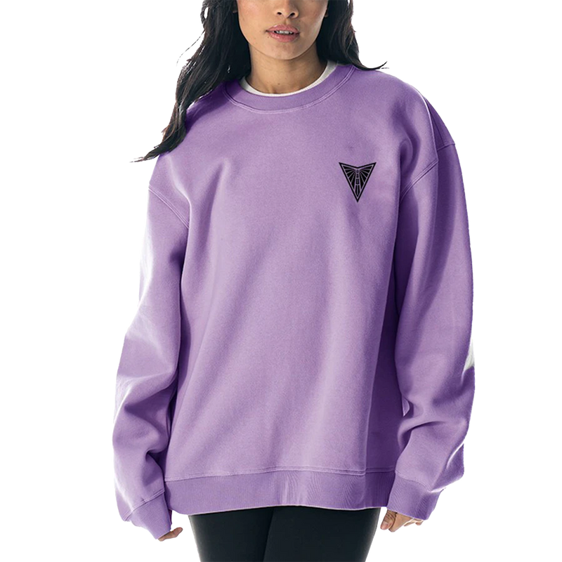 Women's Golden State Valkyries Fleece Pullover Crew, Fanatics Women's Golden State Valkyries Fleece Pullover Crew Front 