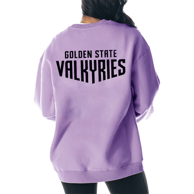 Women's Golden State Valkyries Fleece Pullover Crew, Featured Image