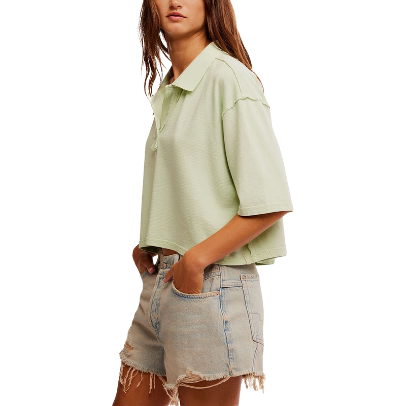 Women's Denmark Polo, Free People Women's Denmark Polo Side