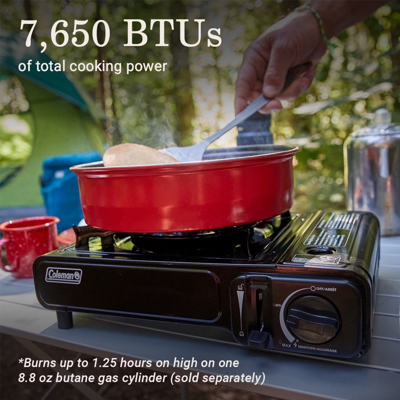 1-Burner Butane Stove, Coleman 1-Burner Butane Stove BTUS