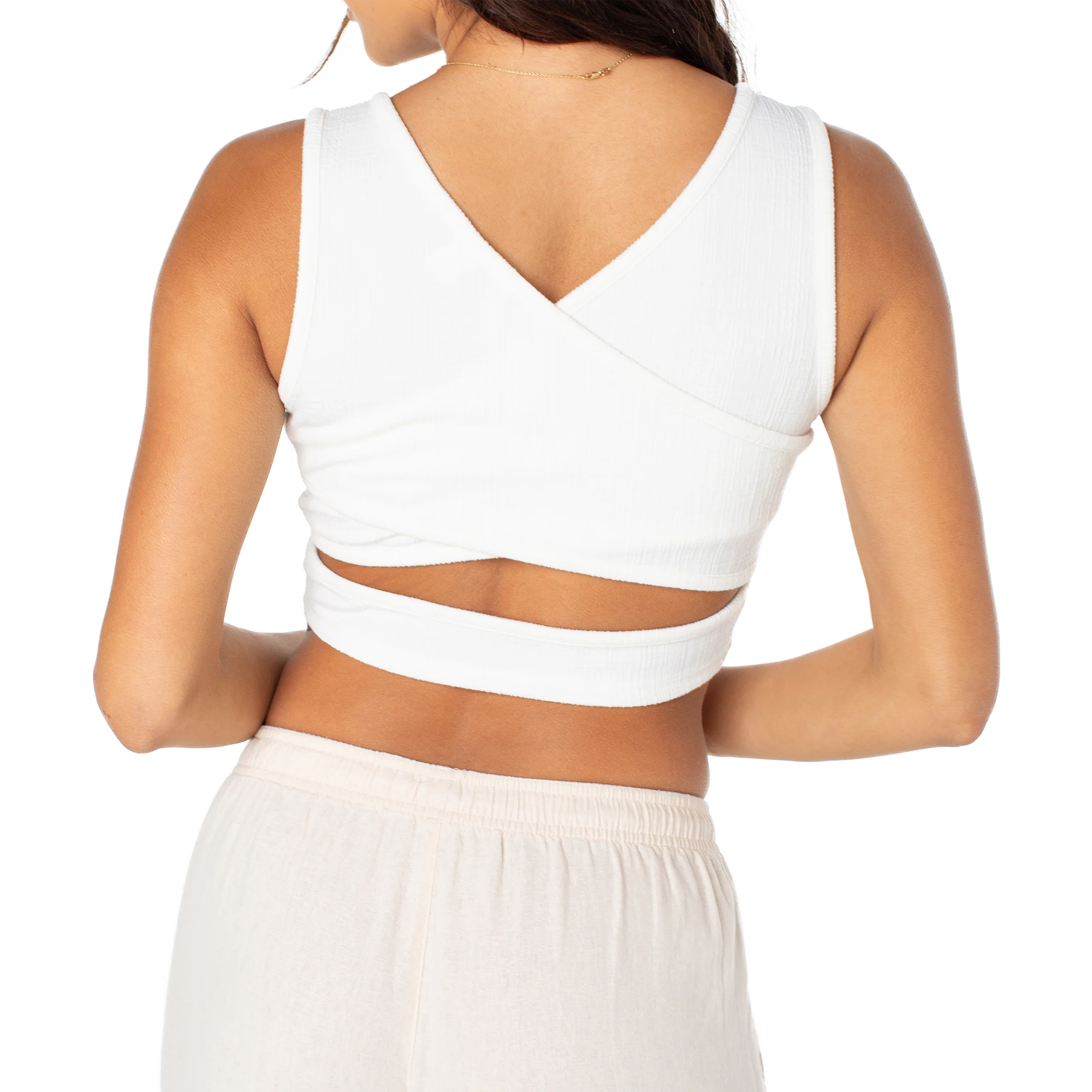 Women Good Keepsake Crop Top Tank alternate view
