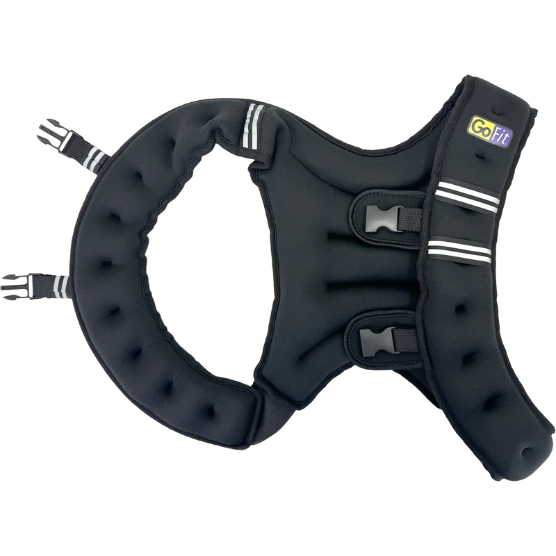 GoFit Neoprene 20 lb Weighted Vest, GoFit GoFit Neoprene 20 lb Weighted Vest Open