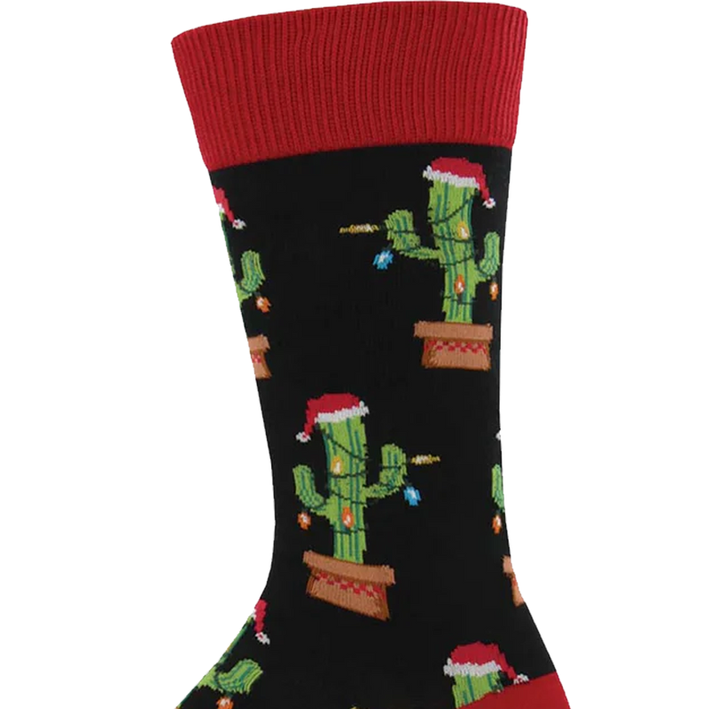 Christmas Cactus, Socksmith Christmas Cactus cuff