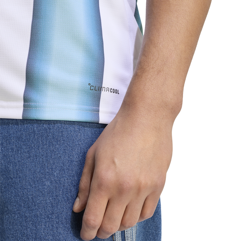 Men's Argentina AFA Home Replica Jersey, Adidas Argentina AFA Home Replica Jersey Waist Logo