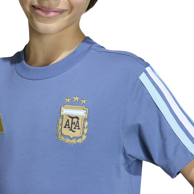 Youth Argentina AFA DNA Tee, Adidas Youth Argentina AFA DNA Tee AFA Logo