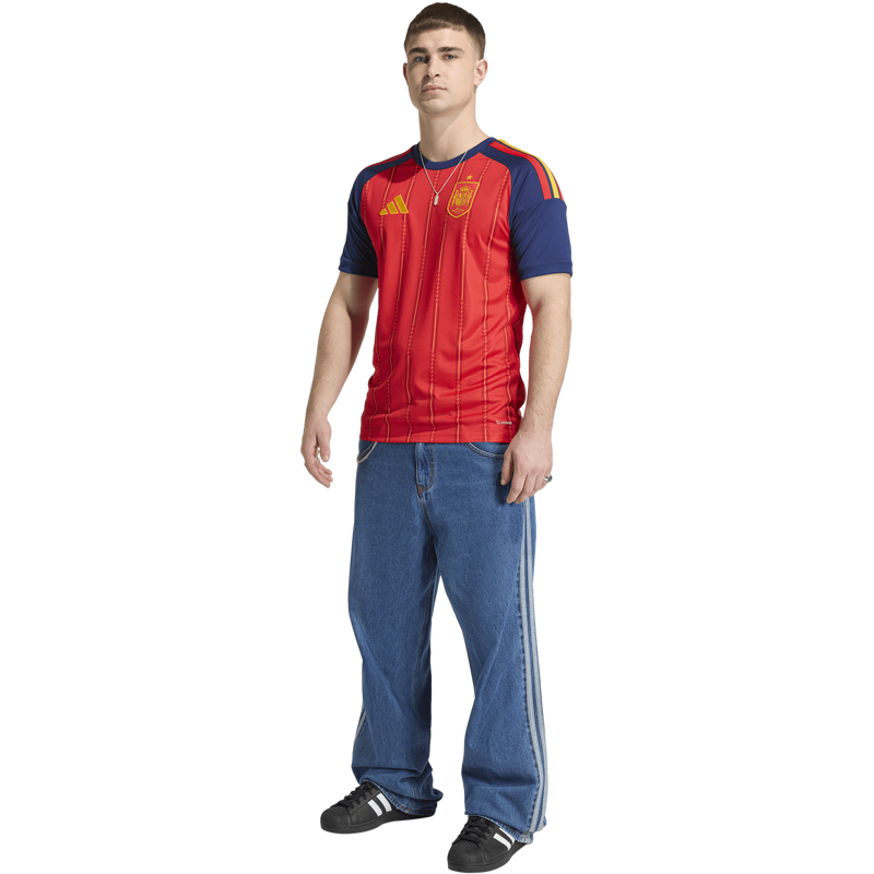 Men's Spain Home Replica Jersey, Men's Spain 26 Home Replica Jersey Full View