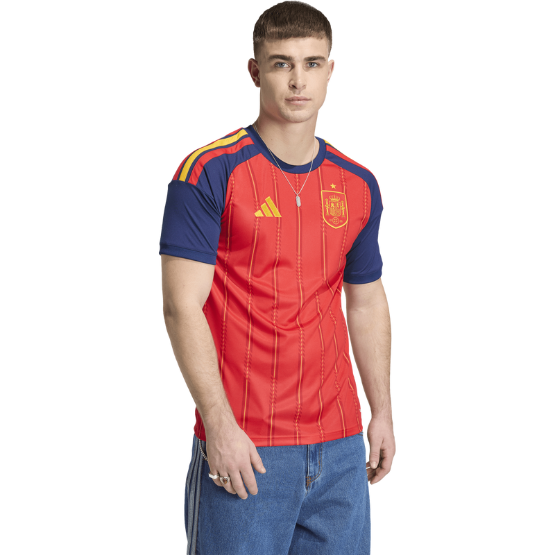 Men's Spain Home Replica Jersey, Men's Spain 26 Home Replica Jersey Front