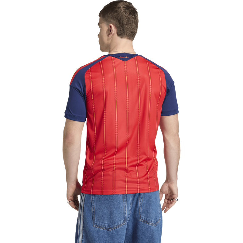 Men's Spain Home Replica Jersey, Men's Spain 26 Home Replica Jersey Back