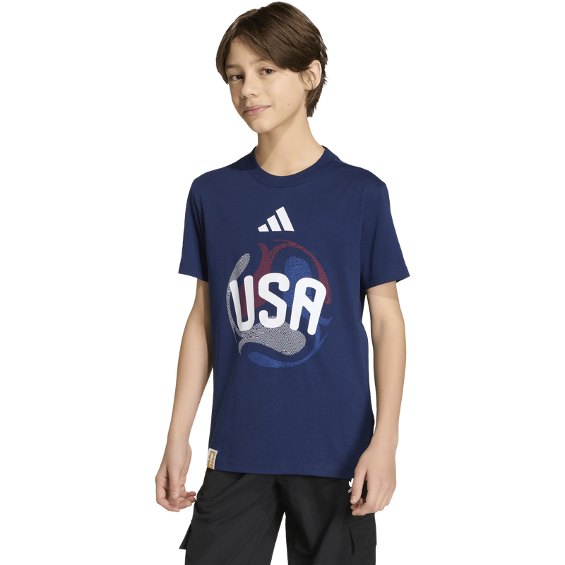 Youth Official FIFA World Cup 26 USA Tee, Adidas Youth Official USA FIFA World Cup 26 Tee Front