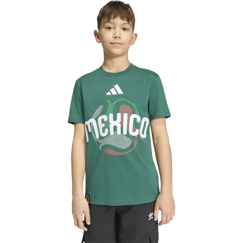 Youth Official FIFA World Cup 26 Mexico Tee, Adidas Youth Official FIFA World Cup 26 Mexico Tee Front
