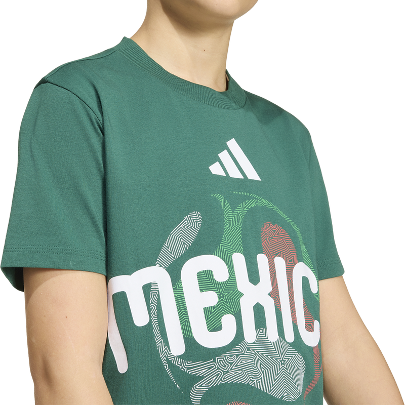 Youth Official FIFA World Cup 26 Mexico Tee, Adidas Youth Official FIFA World Cup 26 Mexico Tee Front Logo