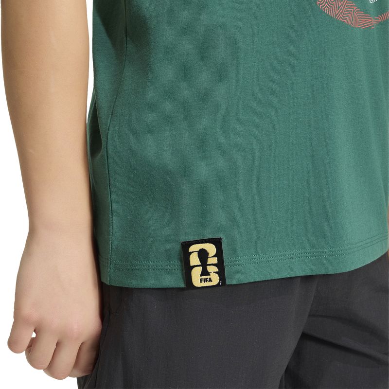 Youth Official FIFA World Cup 26 Mexico Tee, Adidas Youth Official FIFA World Cup 26 Mexico Tee Side
