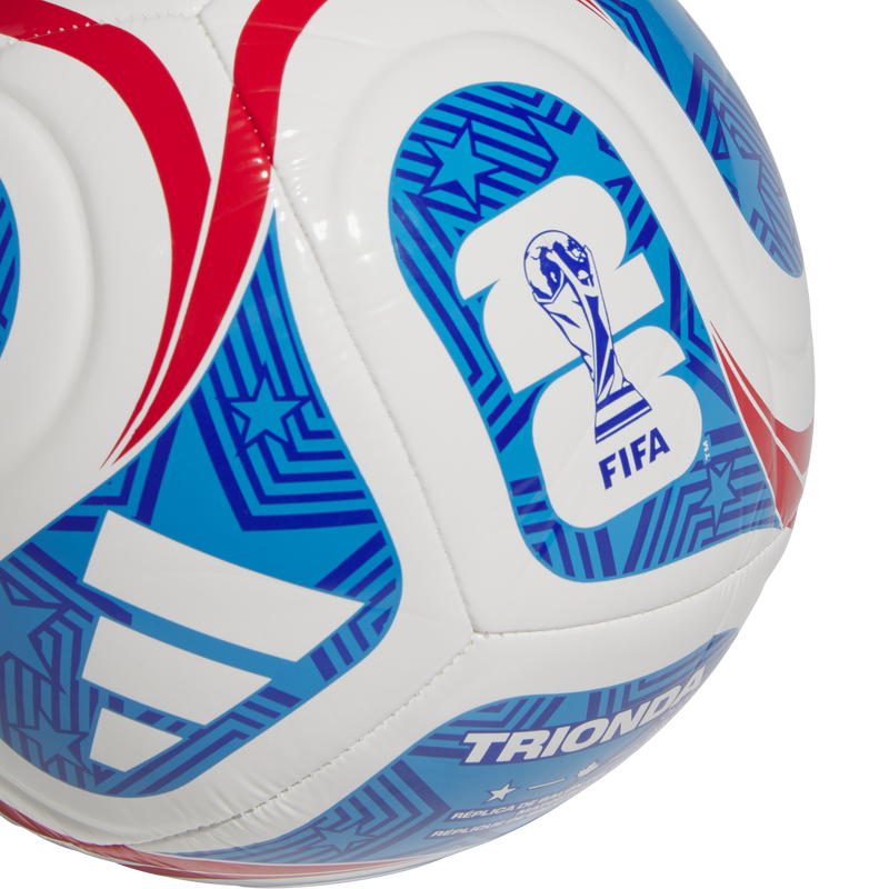 World Cup Club USA Ball, Adidas World Cup Club USA Ball in White/Tm Royal Blue/Solar Blue side