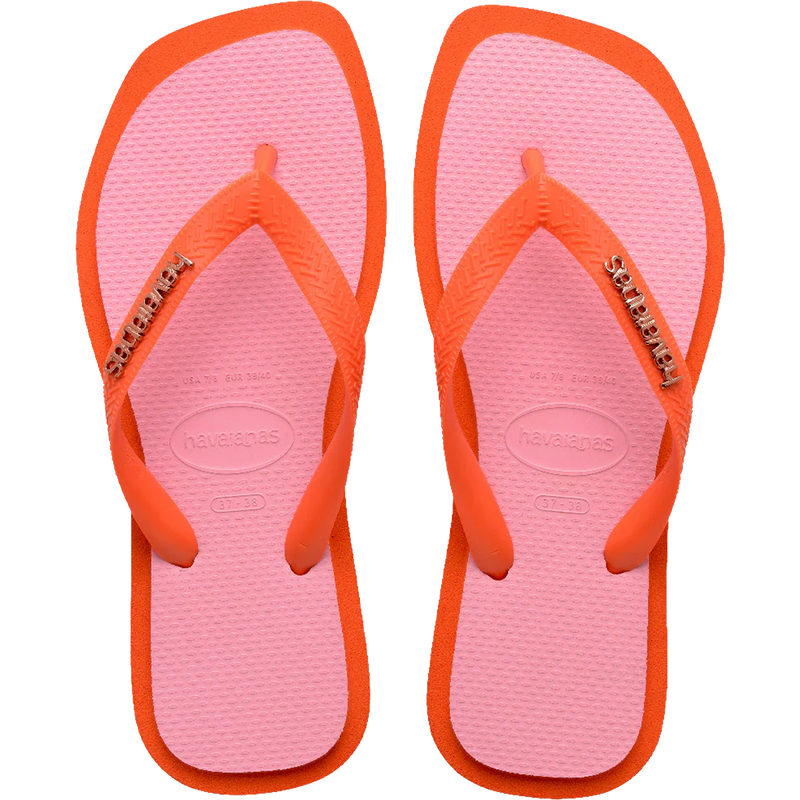 Women's Top Square Fusion Sandal, Havaianas Women's Top Square Fusion Sandal Pair Top