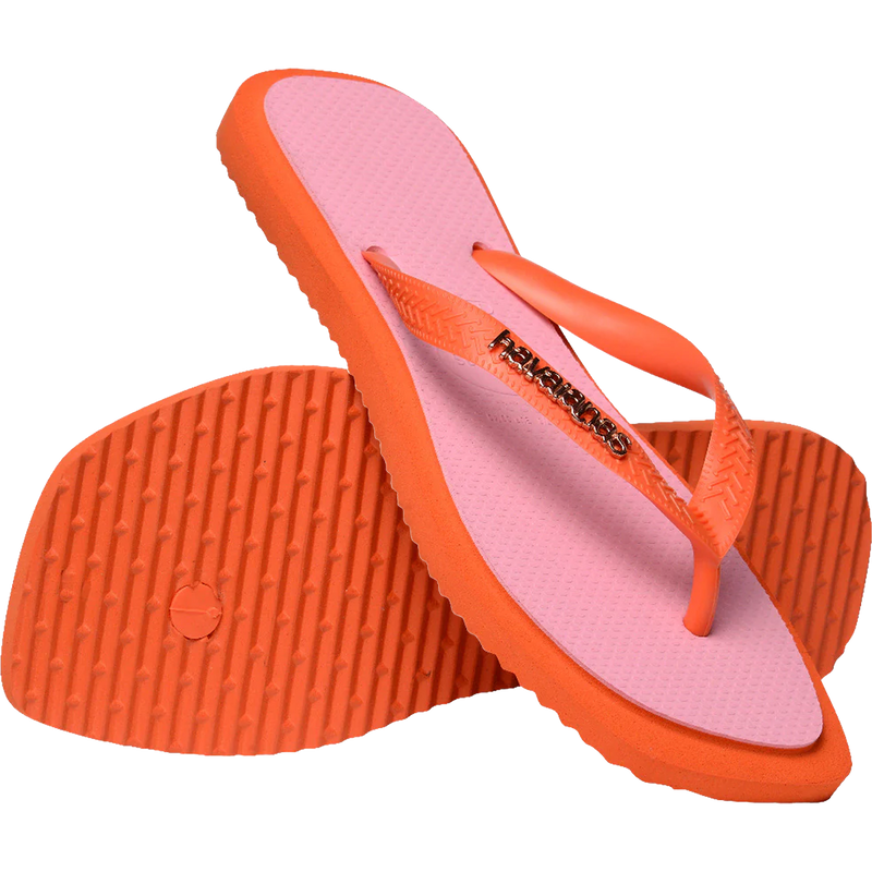 Women's Top Square Fusion Sandal, Havaianas Women's Top Square Fusion Sandal Pair Top and Bottom