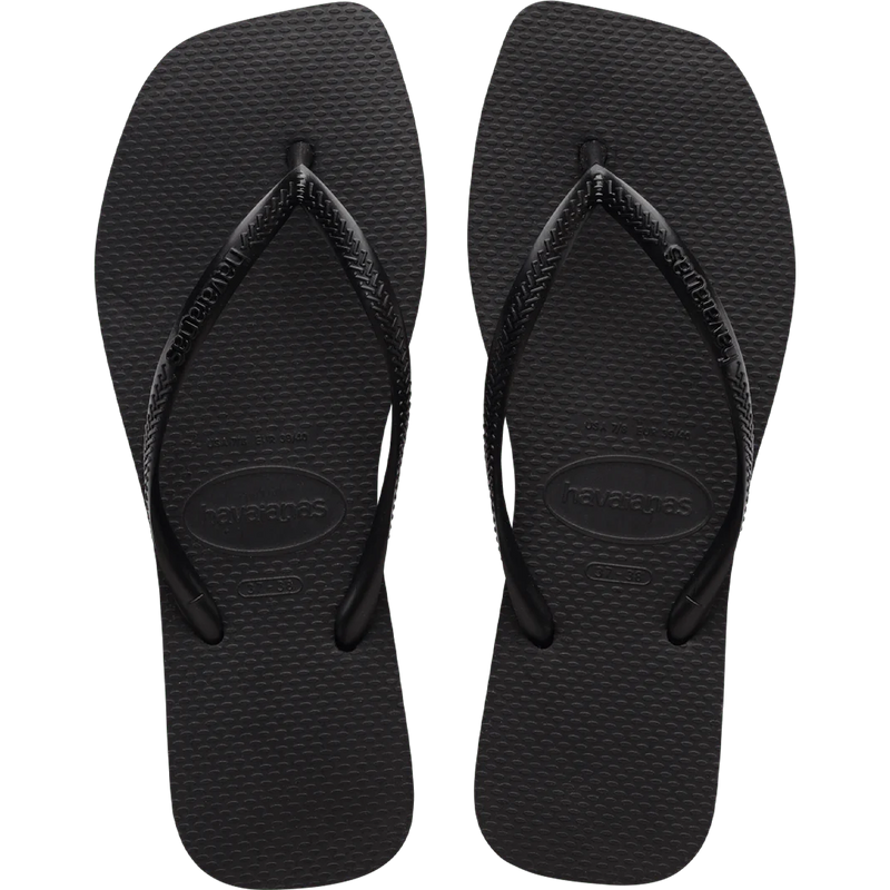 Women's Slim Square Sandal, Havaianas Women's Slim Square Sandal Pair Top