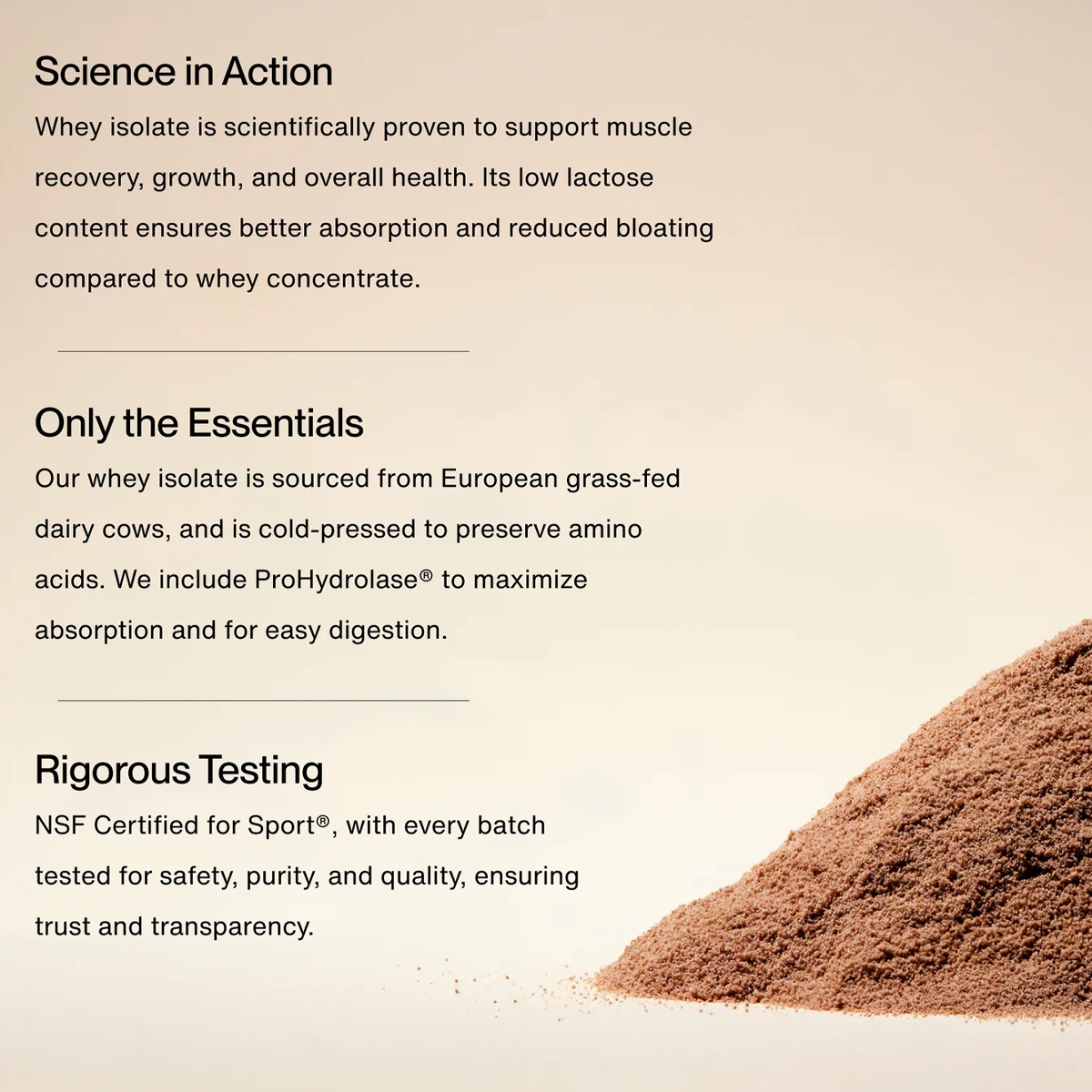 Whey Protein Isolate (25 Servings) alternate view