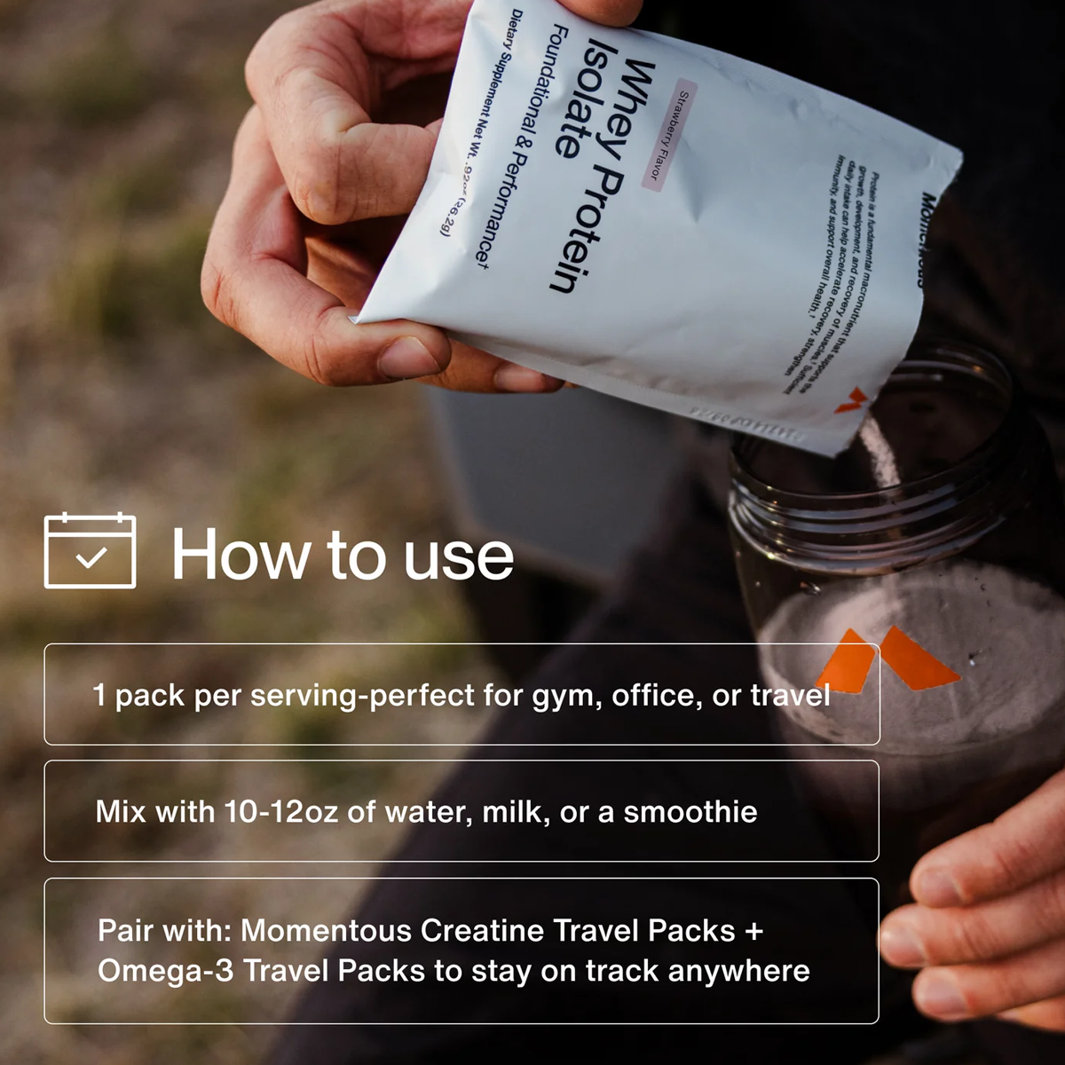 Whey Protein Isolate (Single Serving) alternate view