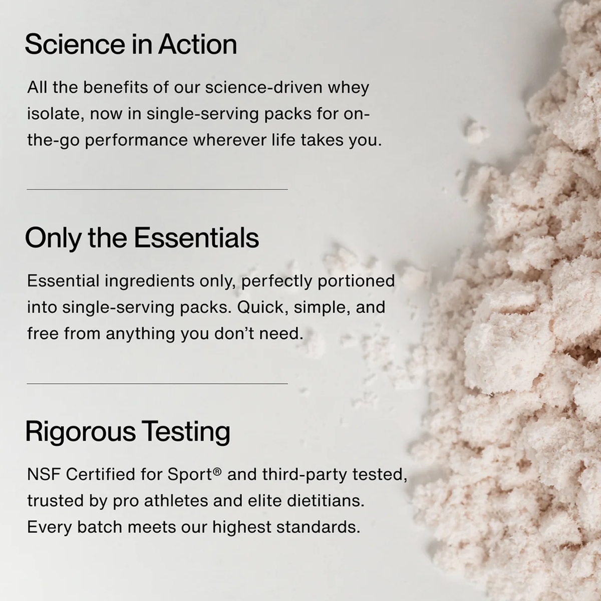 Whey Protein Isolate (Single Serving) alternate view