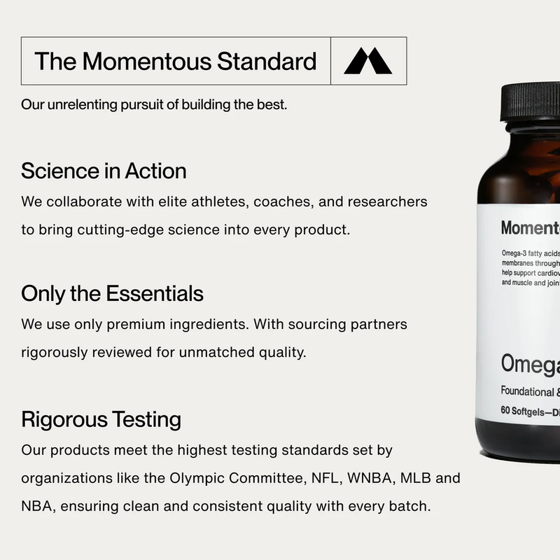 Omega-3 (30 Servings), Momentous Omega-3 features