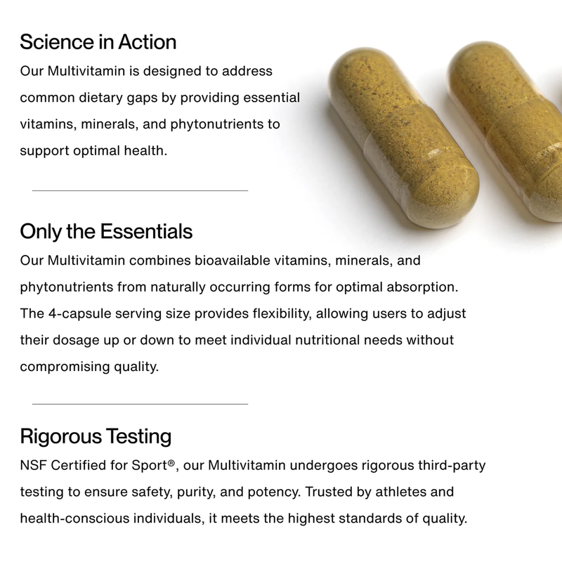 Essential Multi (30 Servings), Momentous Essential Multi science