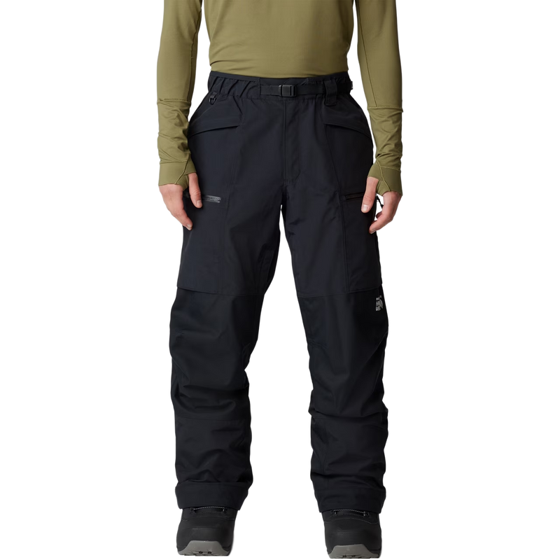 Men's First Tracks Pant, Mountain Hardwear Men's First Tracks Pant in 010-Black front