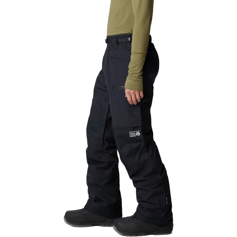 Men's First Tracks Pant, Mountain Hardwear Men's First Tracks Pant in 010-Black left