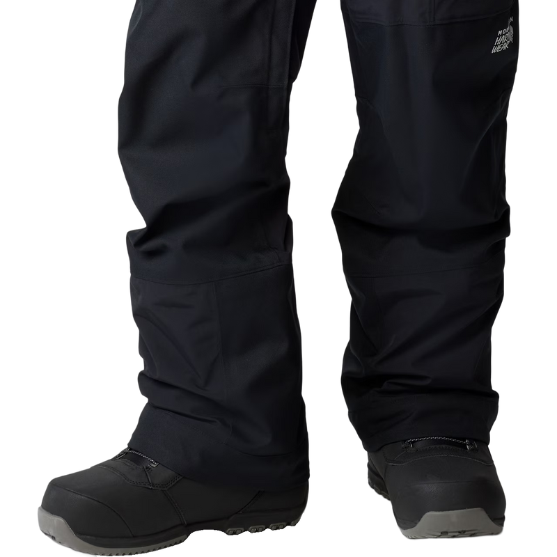 Men's First Tracks Pant, Mountain Hardwear Men's First Tracks Pant in 010-Black cuffs