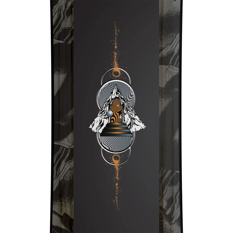Mountain Twin Pro, Jones Snowboards Mountain Twin Pro center graphic
