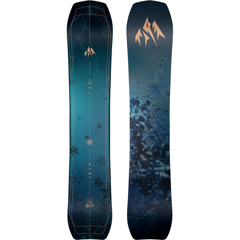 Jones Snowboards Women's Howler Demo Snowboard Package, Jones Snowboards Women's Howler 25/26 top and bottom