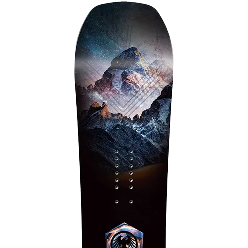 Never Summer Women's Proto Type 3 Demo Snowboard Package, Never Summer Women's Proto Type nose