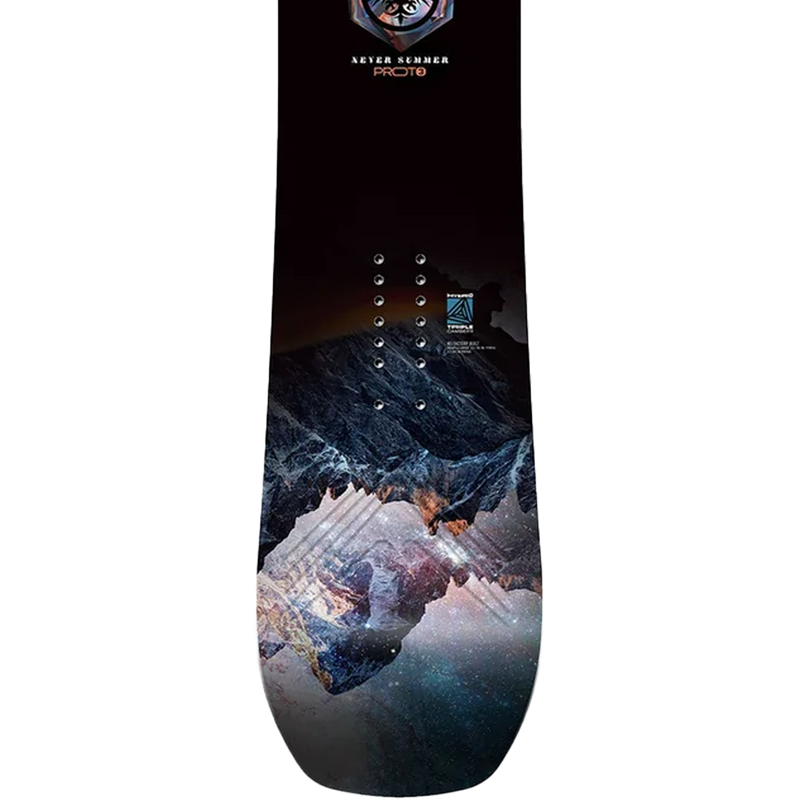 Never Summer Women's Proto Type 3 Demo Snowboard Package, Never Summer Women's Proto Type tail
