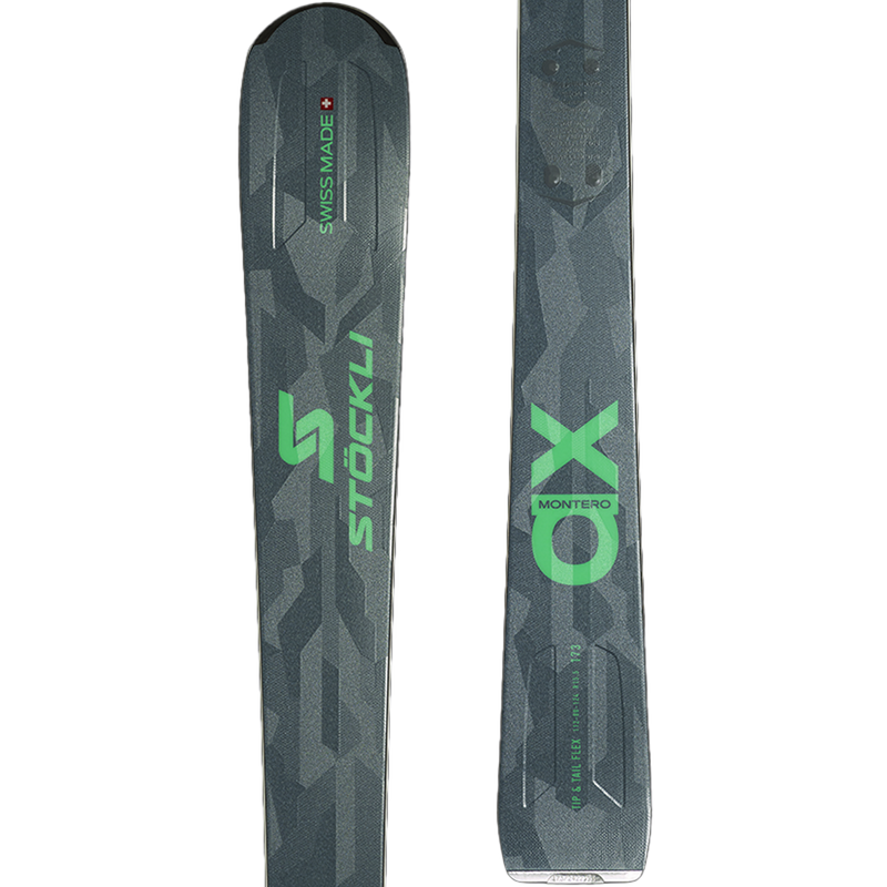 Stockli Montero AX Demo Ski Package, Stockli Montero AX tip and tail