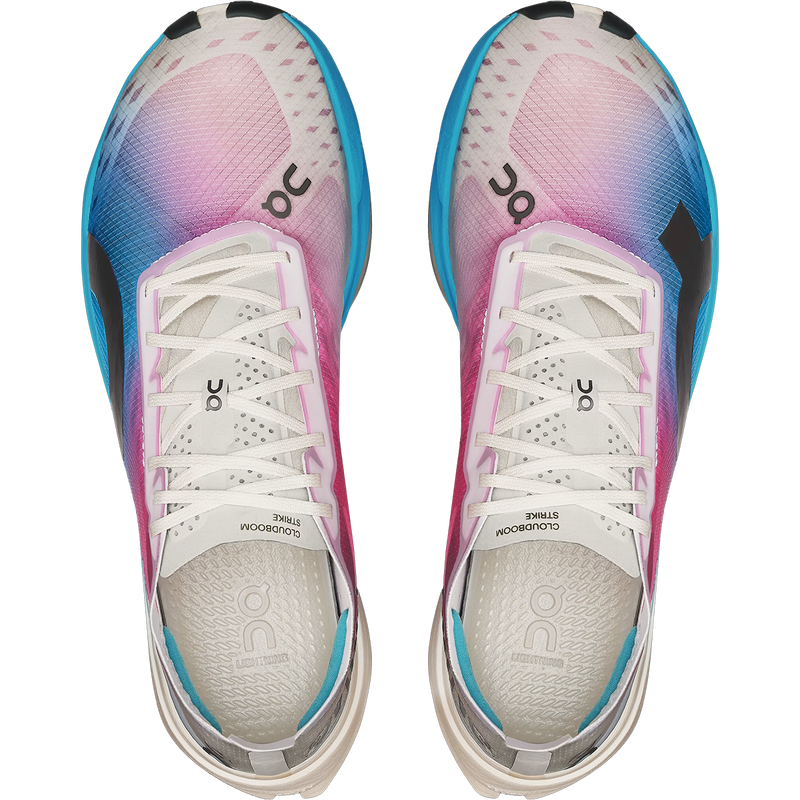 Men's Cloudboom Strike, On Men's Cloudboom Strike in White Horizon pair top