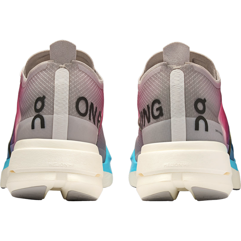 Men's Cloudboom Strike, On Men's Cloudboom Strike in White Horizon pair back