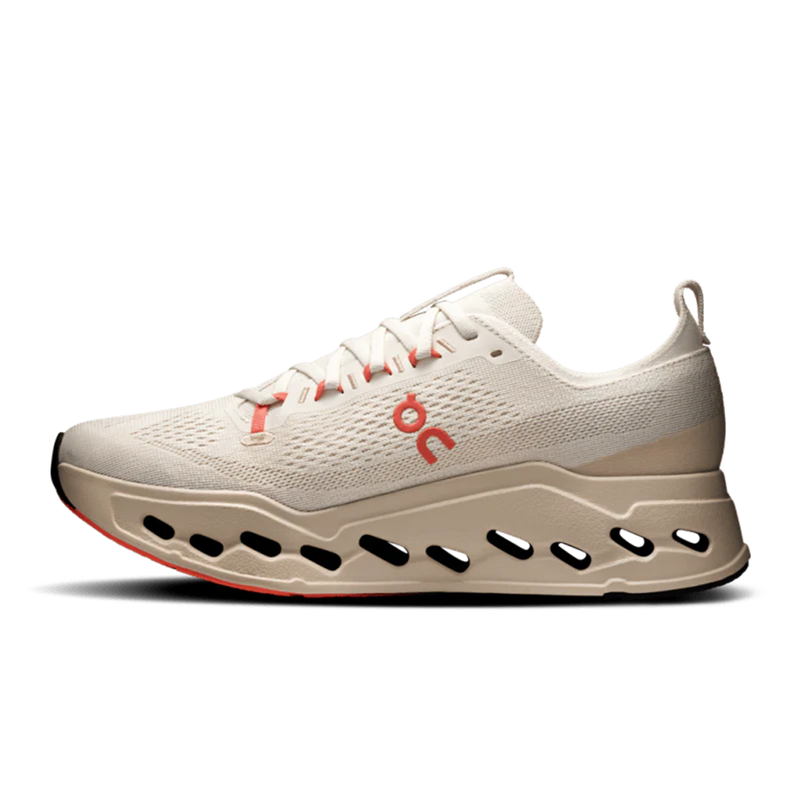Women's Cloudsurfer Max, On Cloudsurfer Max in Ivory - Left Outer View