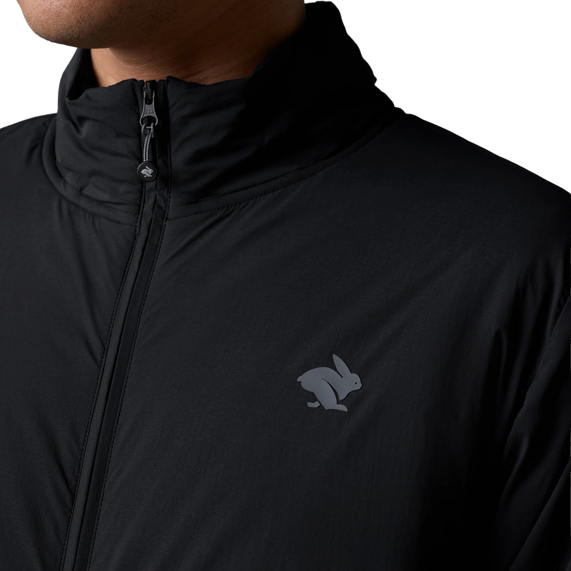 Men's Warm Up N Go, Rabbit Men's Warm Up N Go in 001-Black front logo