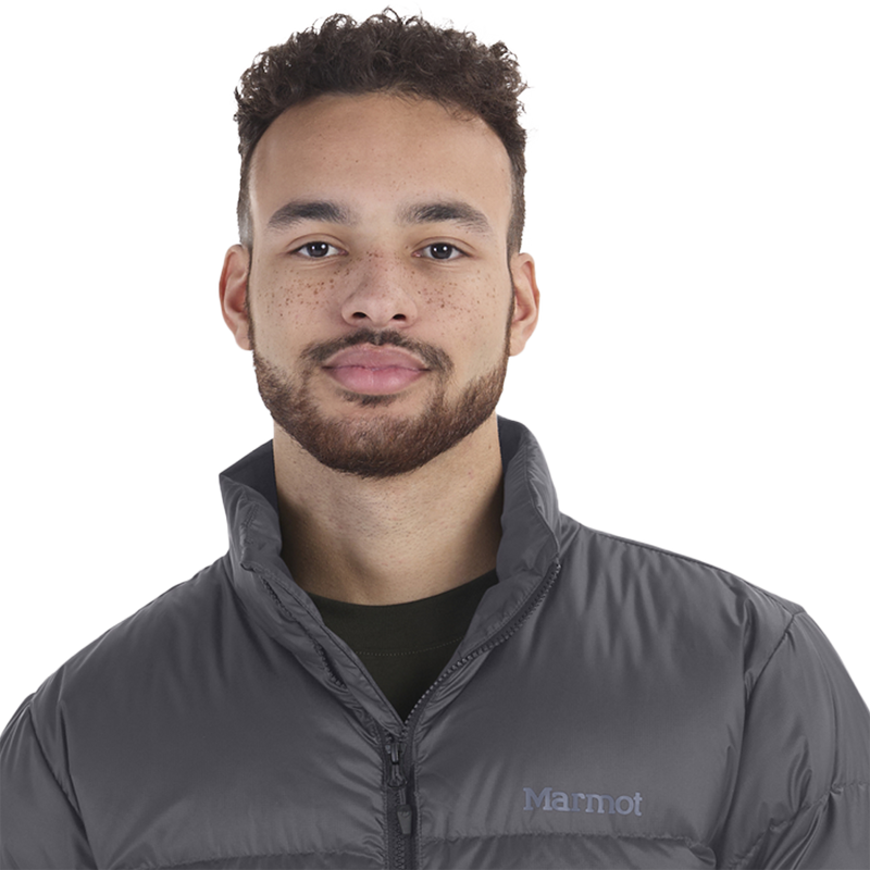 Men's Guides Down Jacket, Marmot Men's Guides Down Jacket Front Collar