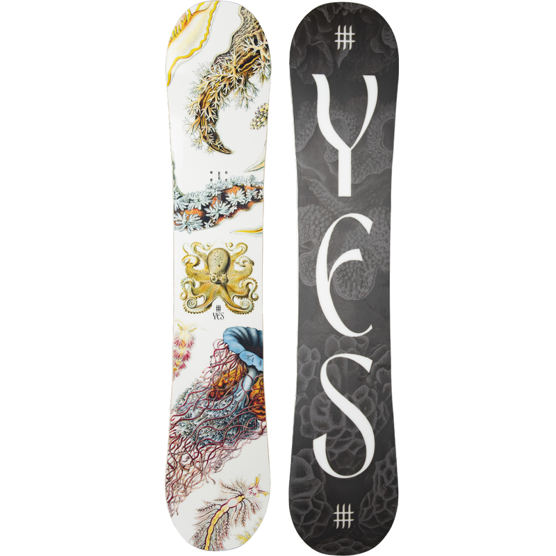 スノーボード　ＹＥＳ　154ｃｍ　割れ有り　CHILL　18-19 日本限定モデル YES. スノーボード イエス CHILL 154cm - メルカリ