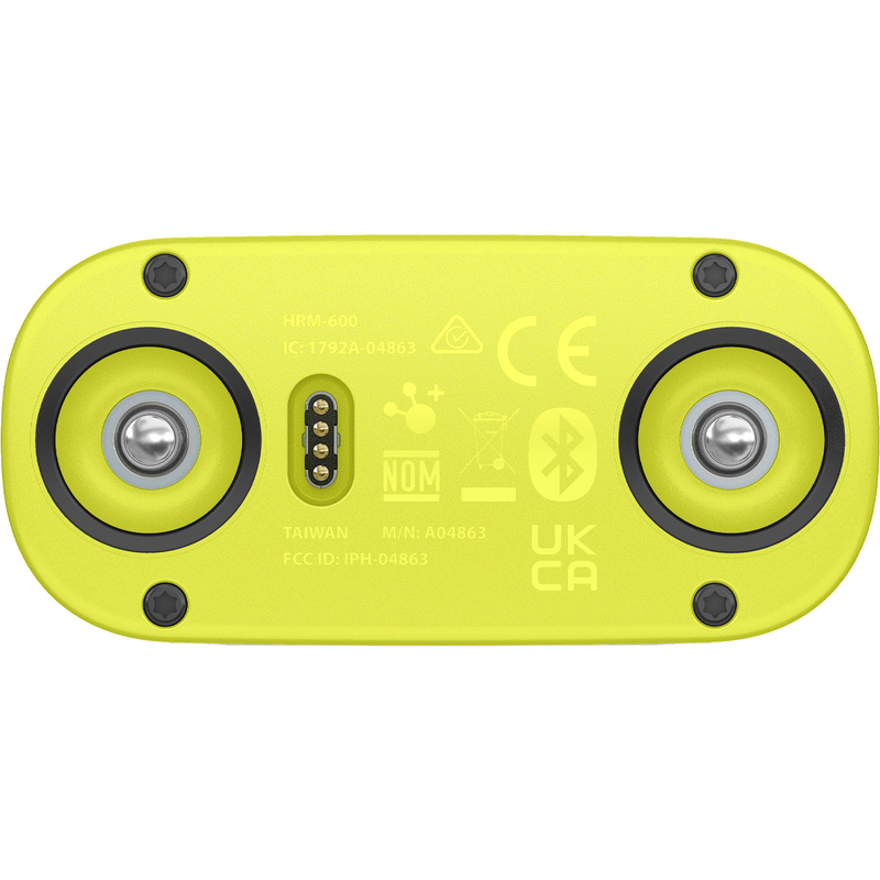 HRM 600, Garmin HRM 600 back