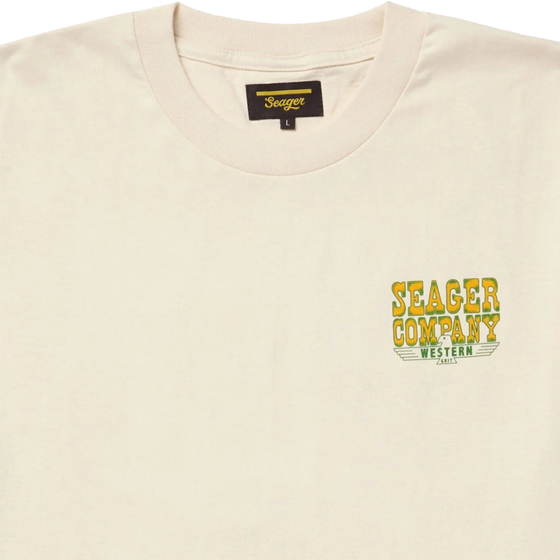 Men's Rattler Tee, Seager Men's Rattler Tee Front Logo